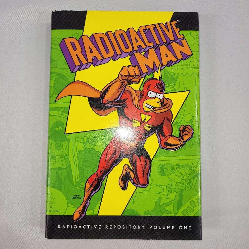 The Simpsons Radioactive Man Repository  Volume 1 Hardcover Graphic Novel Book